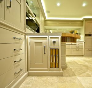 kitchen showing the uses of LED strips and kitchen under cabinet lighting