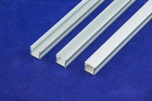 LED strip lights can be used in flat deep channels with diffusers